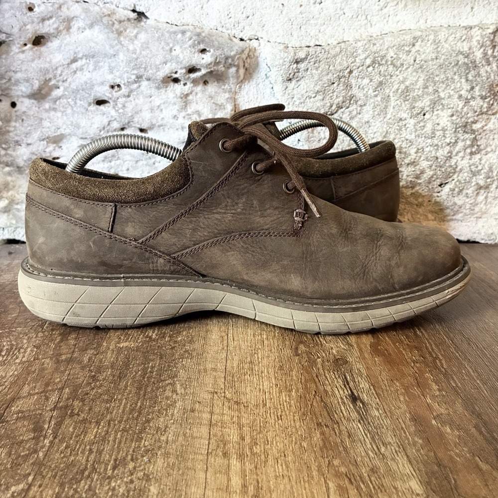 Merrell World Vue Lace Up Comfort Oxford Brown Leather Casual Shoes Mens 10 - Picture 4 of 9
